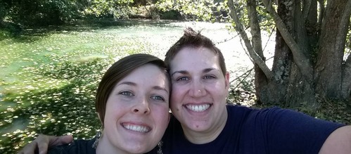 Kathryn and Rachel family banner