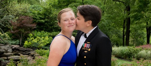 Michelle and Ellen family banner