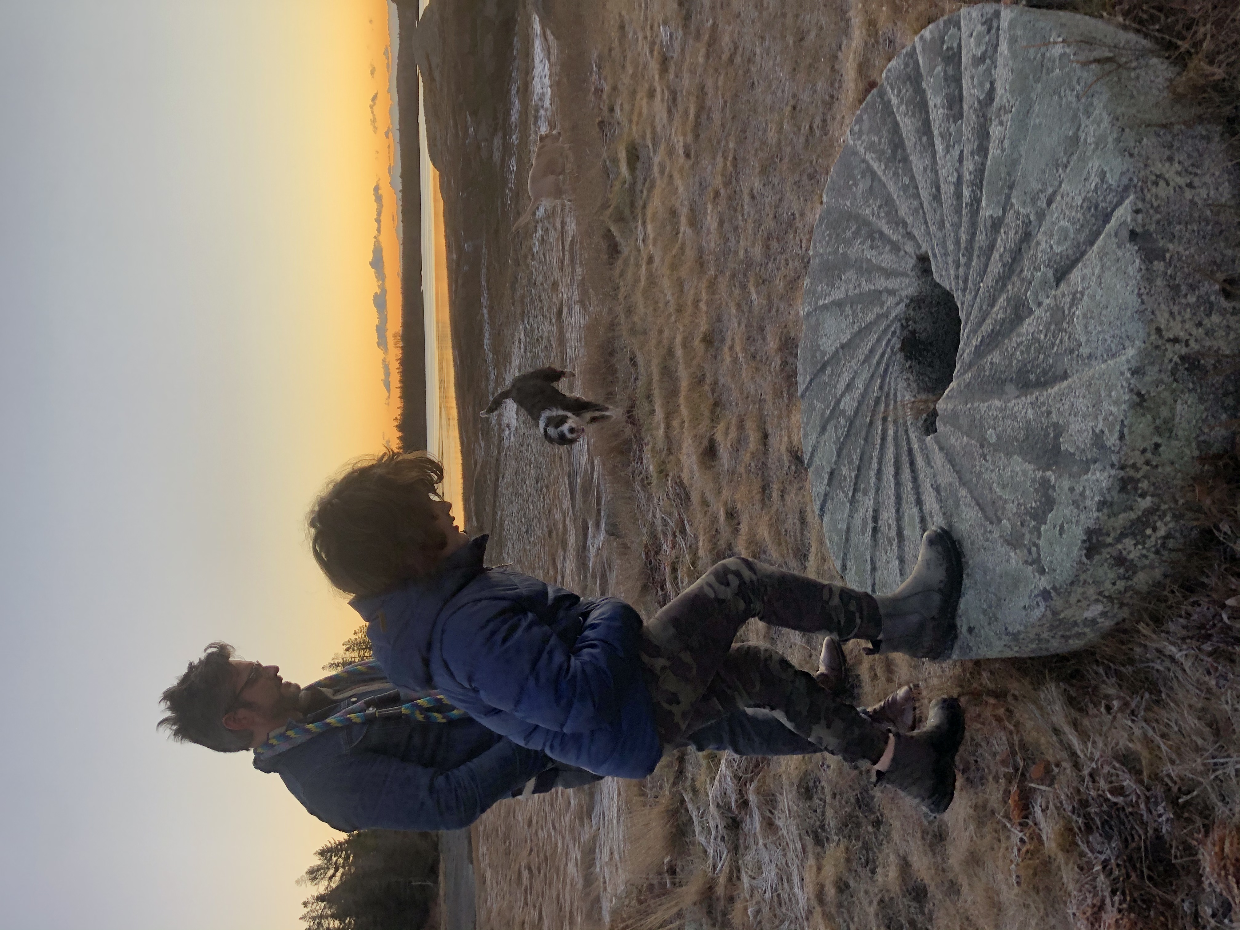 Watching the sun rise on a New Year