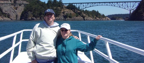 Brandon and Kathleen family banner
