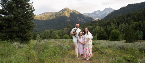 Dustin and Kayla family banner