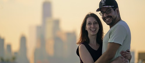 Christina and Justin family banner