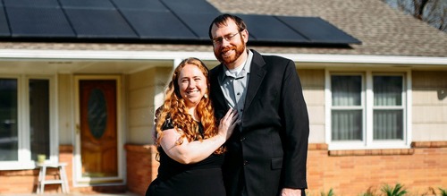 Alex and Jenny family banner