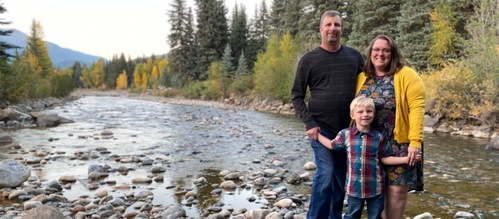 Jeremy and Jordan family banner