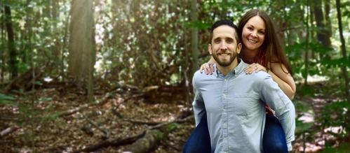 Amelia and Mike family banner