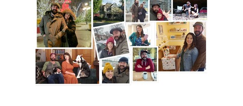 Nate and Jess family banner