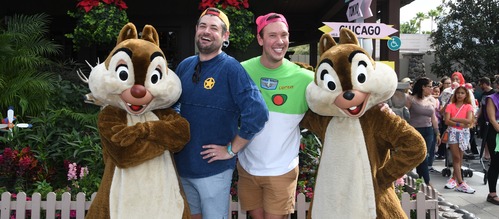 Nick and Jeff family banner