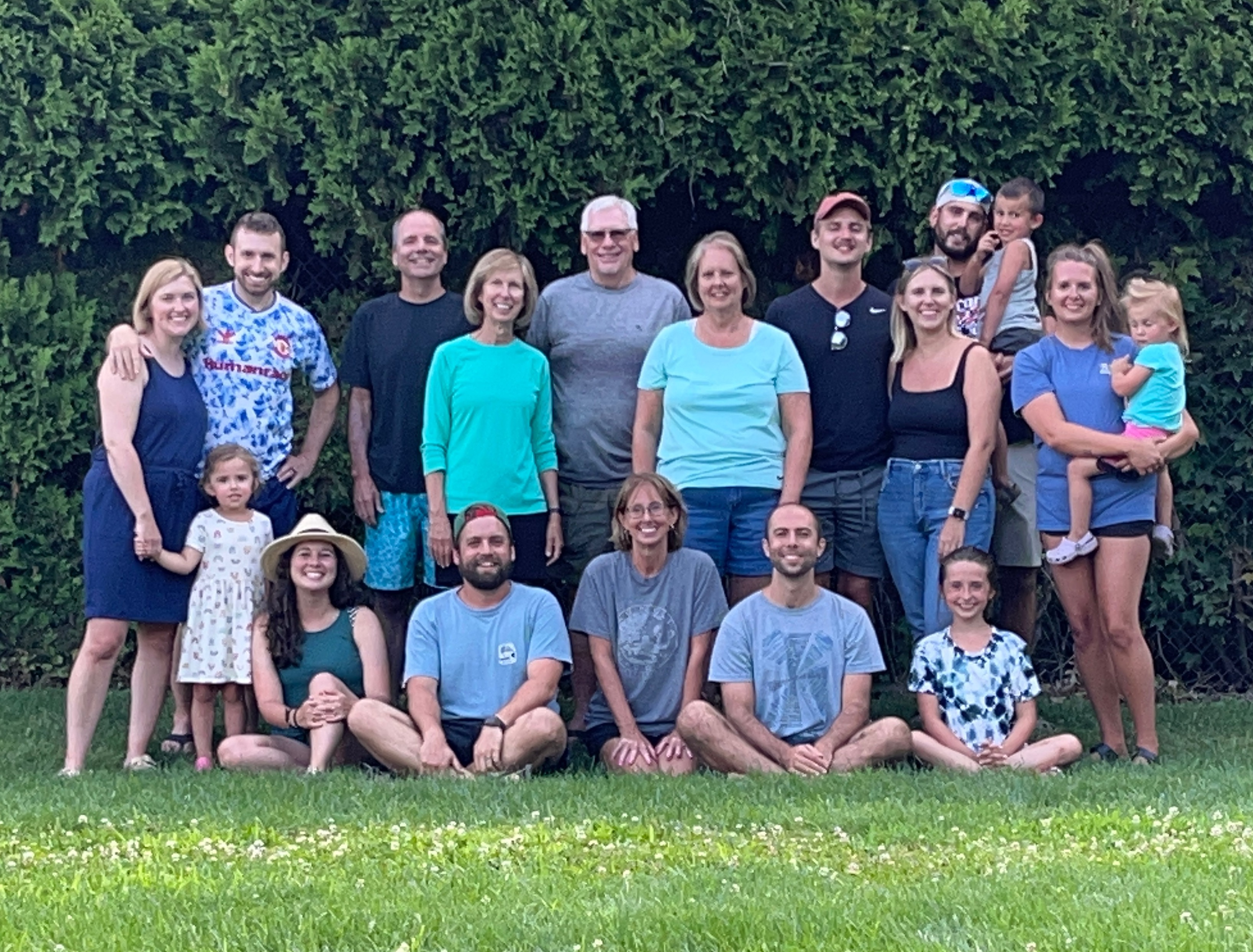 Family gatherings always have a lot of food.