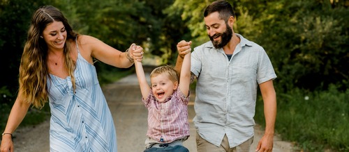 Randy and BrookeAnne family banner