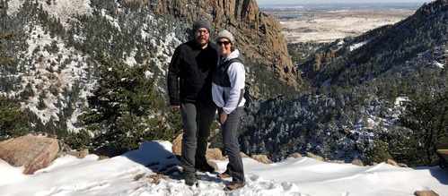 Matt and Stephanie family banner