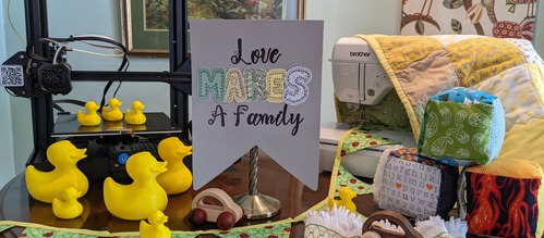 Julia and Michael family banner