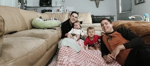 Jaxon and Sadie family banner