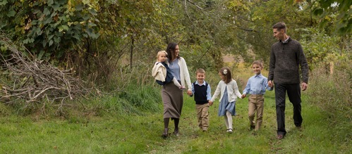 Christopher and Julie family banner