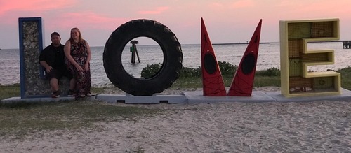 Bryan and Laura family banner