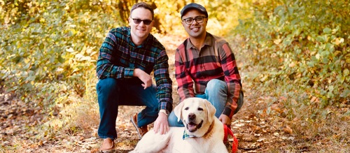 John and Guru family banner