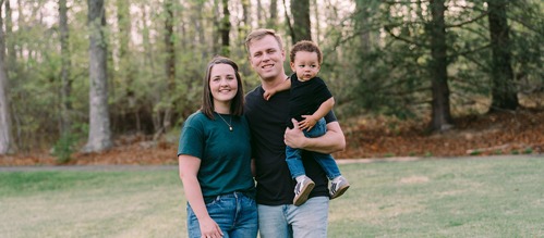 Levi and Haley family banner
