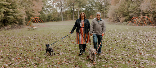 Joe and Becky family banner
