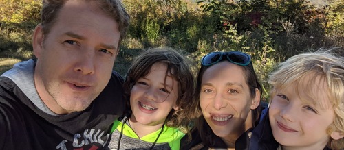 Zack and Amy family banner