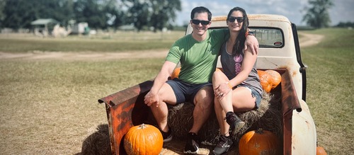 Lisa and Justin family banner