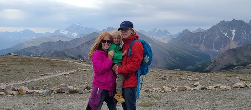 Tanis and Darren family banner