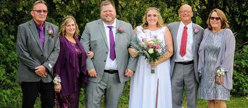 Daniel and Nicole family banner