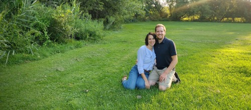 Tim and Christina family banner