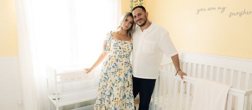 Zaid and Angelica family banner