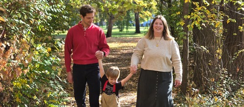 Ian and Becky family banner