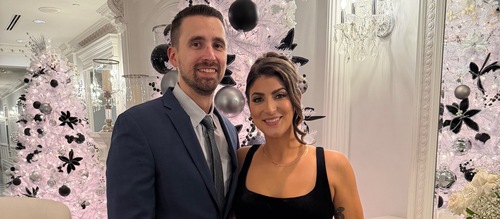 Matt and Victoria family banner