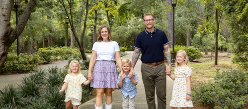 Tyler and Kara family banner