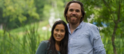 Doris and Andrew family banner