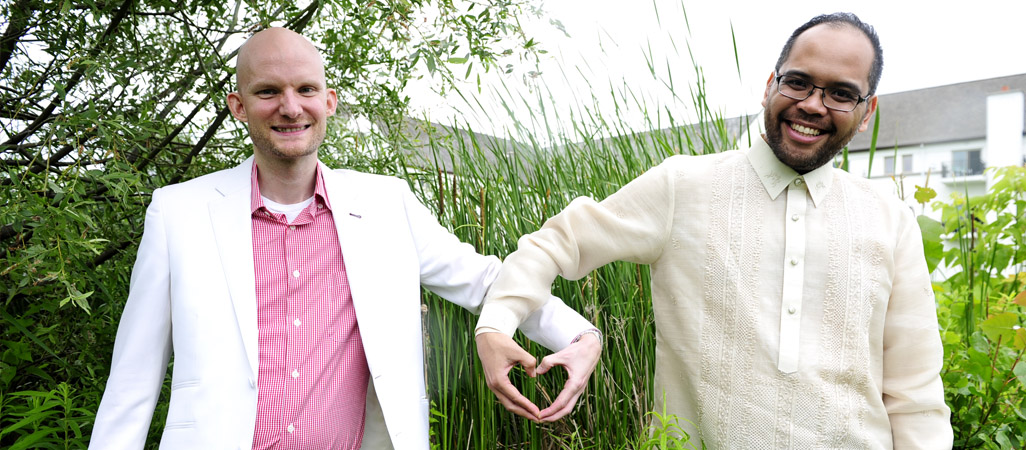 Jim and Dom family banner